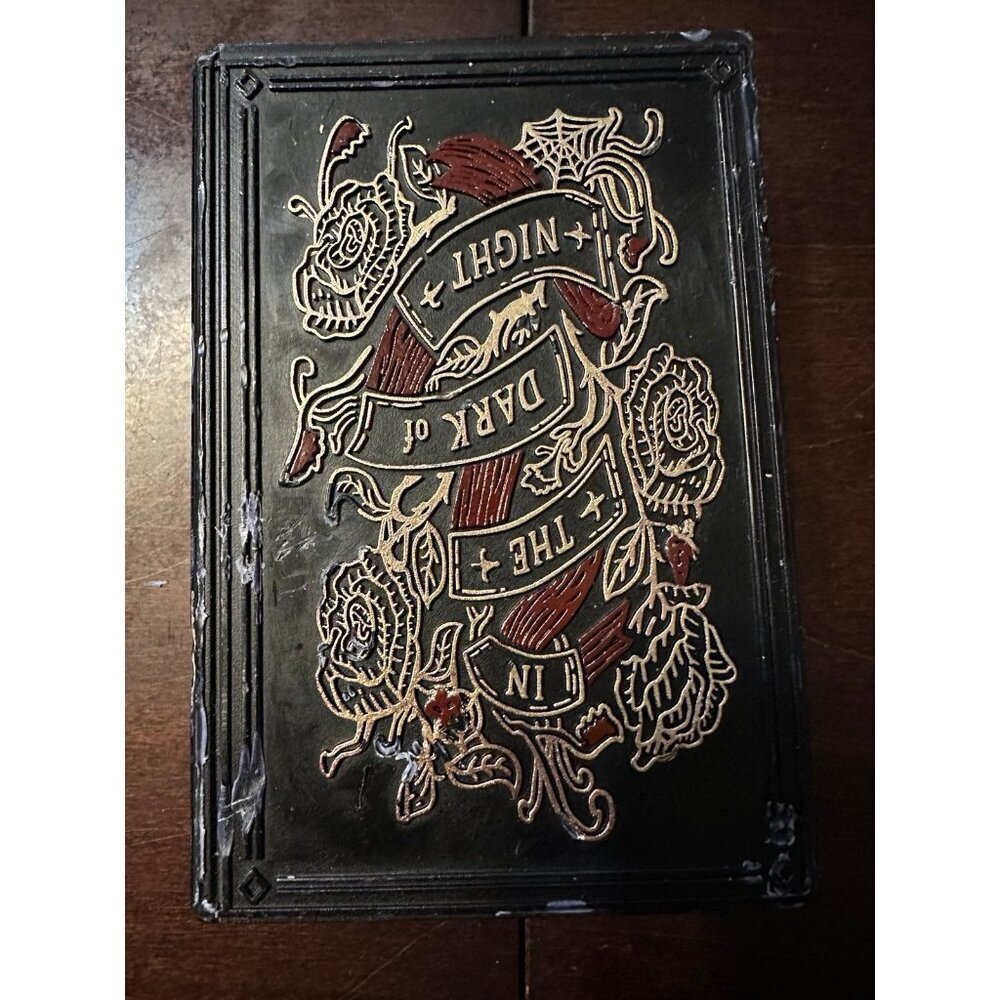 6 inch book shaped candle “in the dark of night” by Threshold - nwt‎
